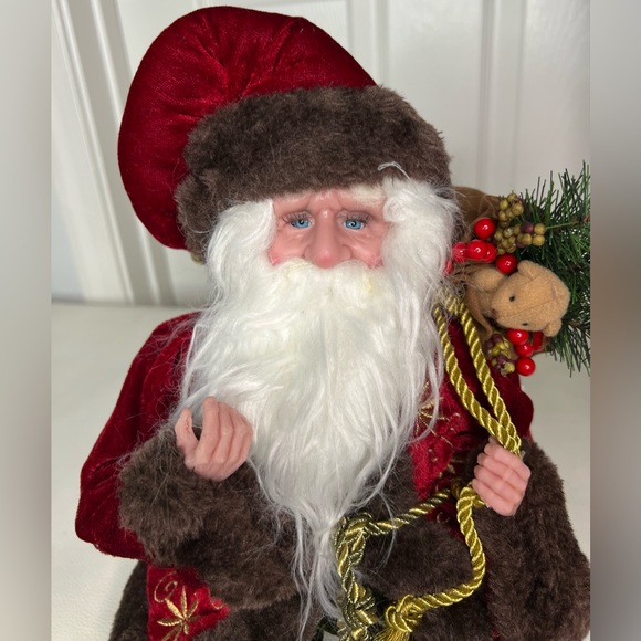 Santa Old World Father Christmas Bendable Legs - Picture 2 of 6